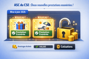 ASC du CSE : deux nouvelles prestations exonérées de cotisations en 2026