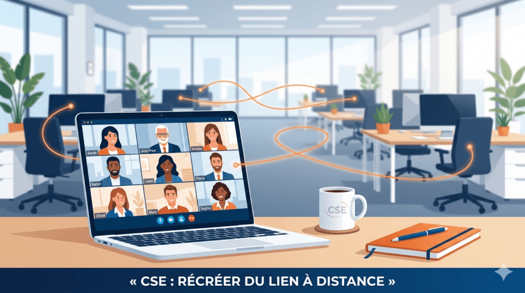 CSE et télétravail recréer du lien a distance